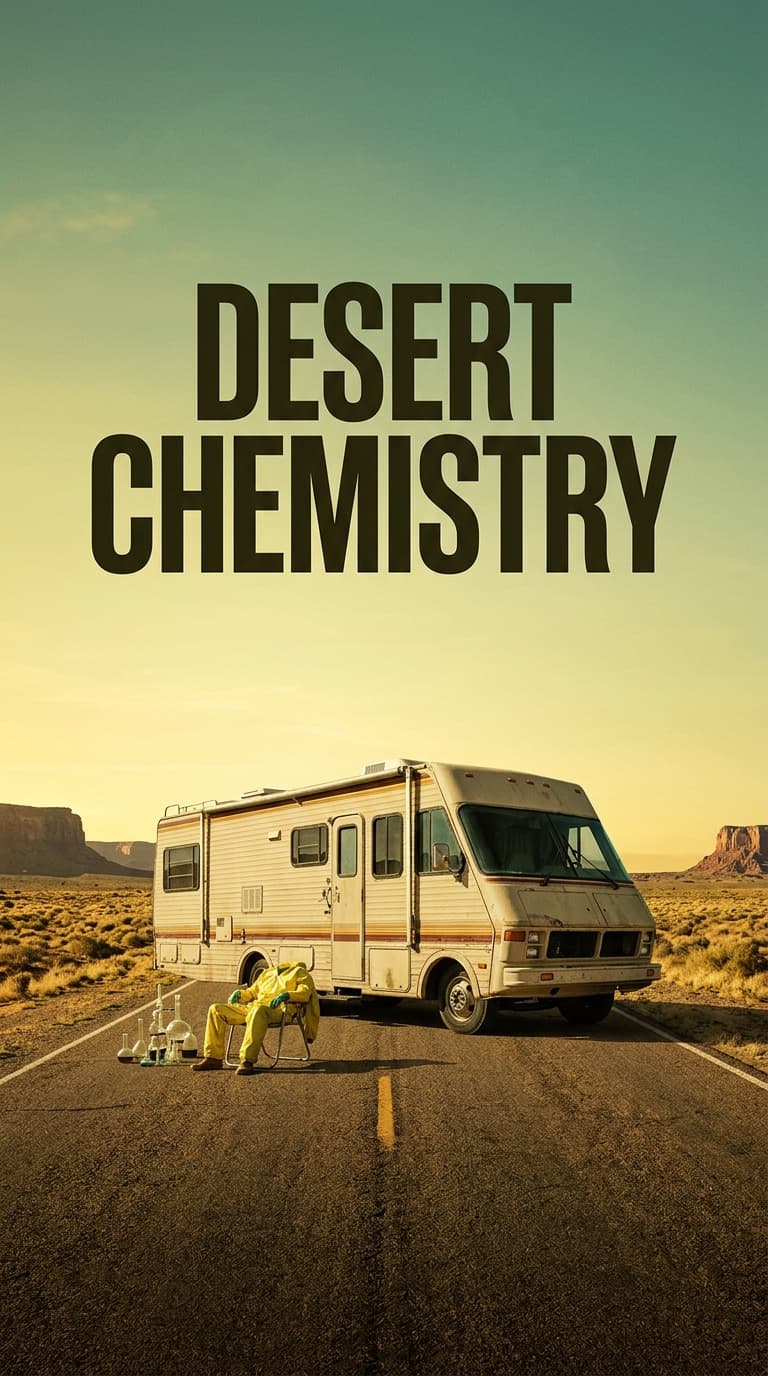Desert Chemistry Teacher Crime Drama key art